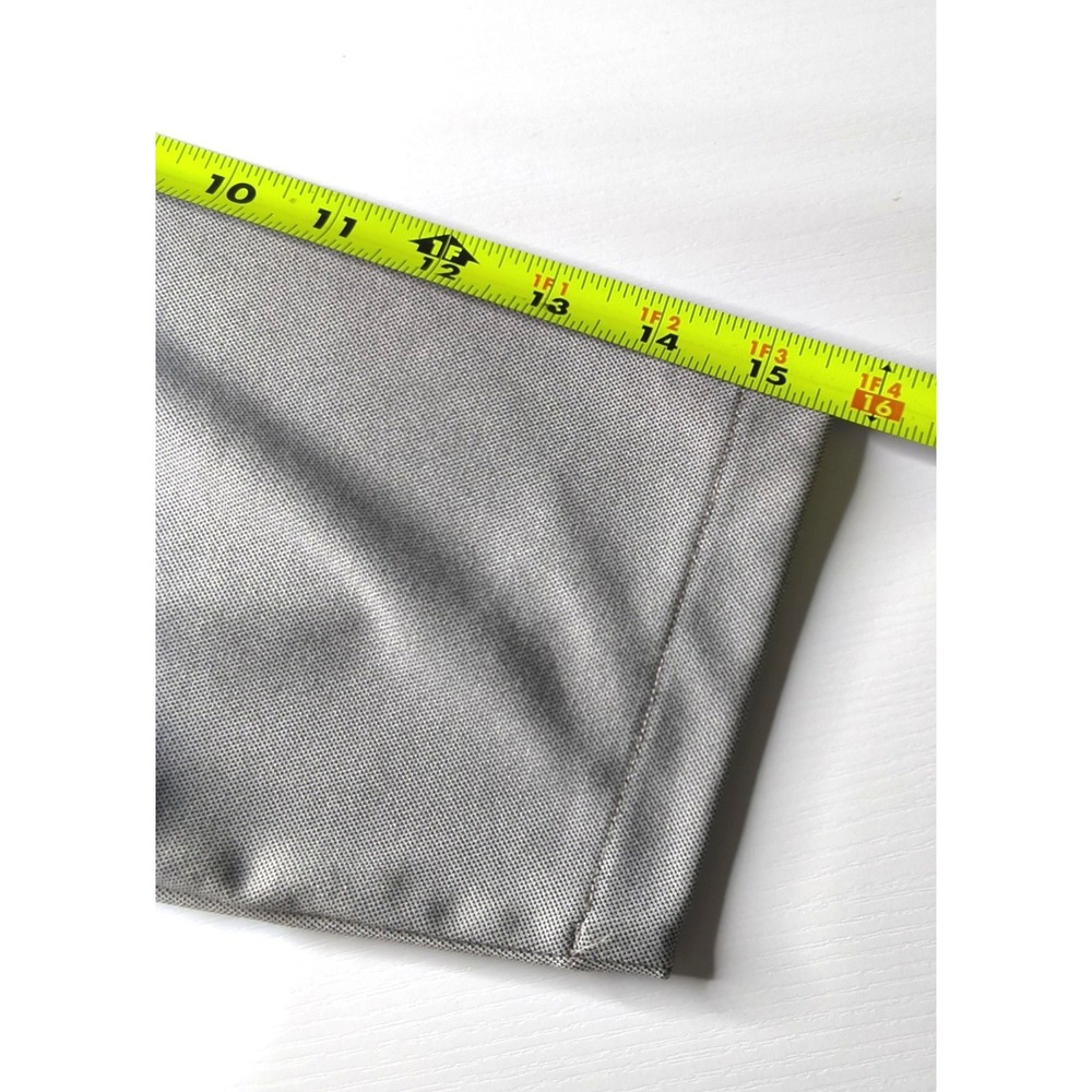 TravelSmith Wrap Dress Womens L‎ Gray 3/4 Sleeve V-Neck Maxi - Picture 13 of 15